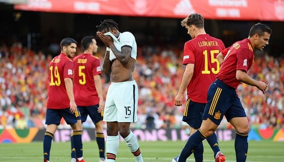 Portugal vs. España con Cristiano Ronaldo en Sevilla por la UEFA Nations League. (Foto: Getty Images)