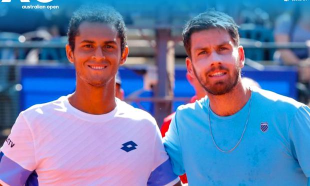 Juan Pablo Varillas y Cameron Norrie se medirán en el Australia Open. (Foto: Tenisalmaximo)
