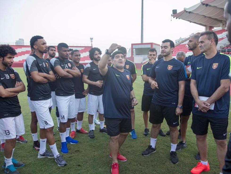 Diego Maradona entrenará a Al Fujairah.