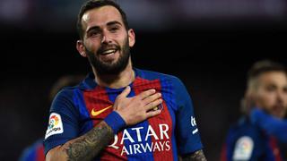 ¿Y esa cara? El gesto de Luis Enrique tras el gol de Aleix Vidal que ya remece las redes sociales