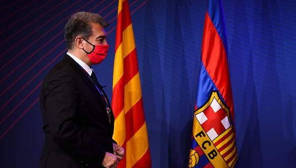 Joan Laporta cumple un segundo ciclo como presidente del Barcelona. (Foto: Getty)