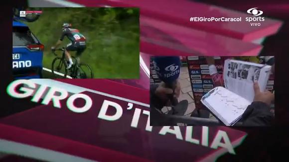 Rigoberto Urán sobre la Etapa 4 del Giro de Italia
