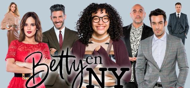 El elenco principal de "Betty en NY" (Foto: Telemundo)