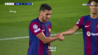 ¡Uno tras otro! Goles de Ferran Torres y Fermín López en el 2-0 de Barcelona vs. Shakhtar
