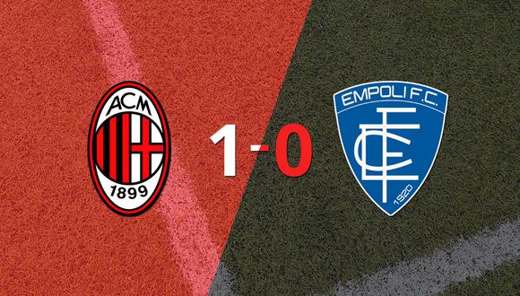 Milan le ganó 1-0 como local a Empoli