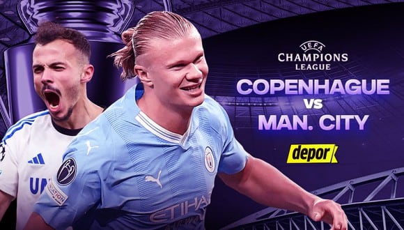 Manchester City vs. Copenhague EN VIVO: link y canales vía ESPN por Champions League.