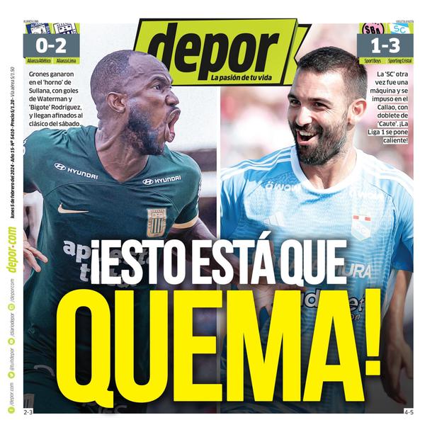 La portada impresa de hoy