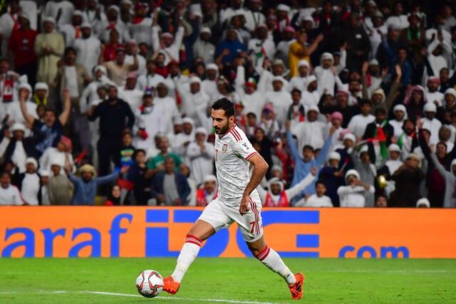 9 – Ali MABKHOUT - Emiratos Árabes Unidos / Al Jazira FC / 51 puntos / 13 Goles en torneo local + 19 Goles a nivel internacional (Foto: AFP)