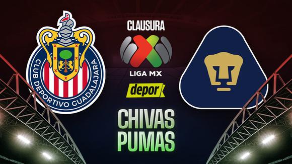 Chivas vs. Pumas juegan por el Torneo Clausura 2024 de la Liga MX (Video: @Chivas / X).