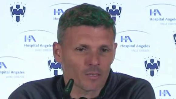 Fernando Ortiz, técnico de Rayados, en conferencia de prensa. (Video: Rayados)