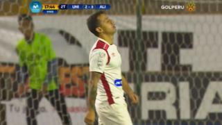 Universitario: Guastavino desperdició increíble ocasión de gol ante Alianza en reservas (VIDEO)