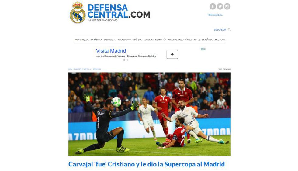 Real Madrid campeón: así informan en el mundo sobre su título en Supercopa.
