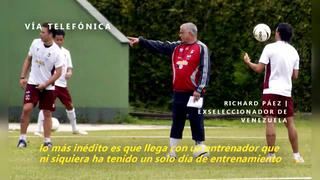 Páez: “Venezuela llega con un entrenador que no ha tenido un solo día de entrenamiento”