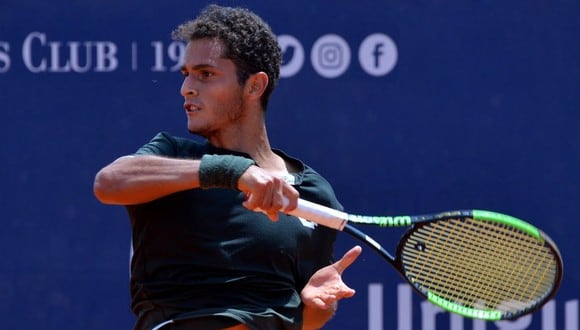 Juan Pablo Varillas perdió ante Carlos Alcaraz en su debut en el Challenger de Biella. (Foto: Tenis Al Máximo/UO)