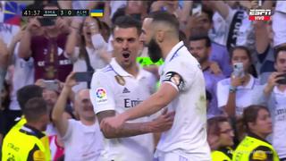 ¡Hat-trick de Benzema! La paliza del Real Madrid vs. Almería en 45 minutos [VIDEO]