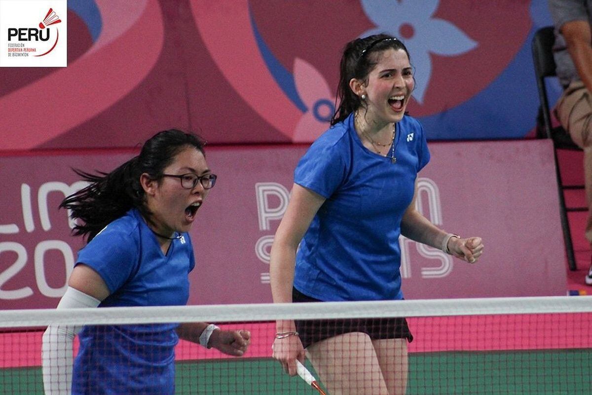 Daniela Macías y Danica Nishimura nos representaron en los Juegos Panamericanos Lima 2019. (Foto: Bádminton Perú)