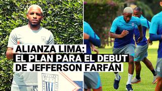 ¿Juega ante Cusco FC? El plan de Alianza Lima para el debut de Jefferson Farfán en la Liga 1