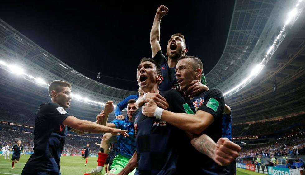 Croacia se metió a la final del Mundial Rusia 2018 gracias a los goles de Rebic y Mandzukic. (Agencias)