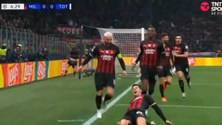¡Con suspenso! Gol de Brahim Díaz para el 1-0 de Milan vs. Tottenham [VIDEO]