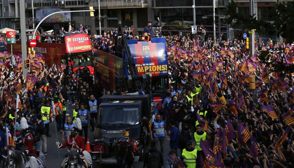 Barcelona obtuvo su título 25 en la Liga Santander. (Fotos: Agencias)