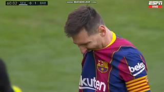 Raro en él: ‘caño’ de Alba, corrida de Dembélé pero Messi falló el 2-0 en Barcelona vs. Sevilla [VIDEO]
