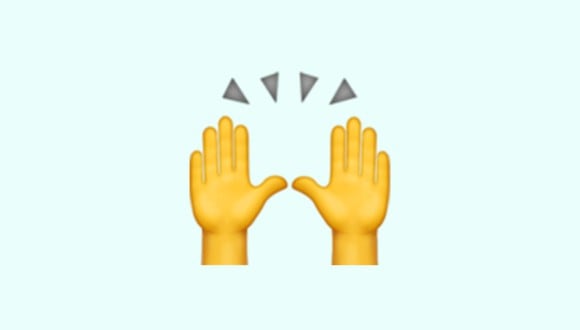 WhatsApp, Qué significa el emoji de las manos arriba, Raising Hands, Banzai, Emoticones, Meaning, Aplicaciones, Smartphone, Celulares, nnda, nnni, DEPOR-PLAY