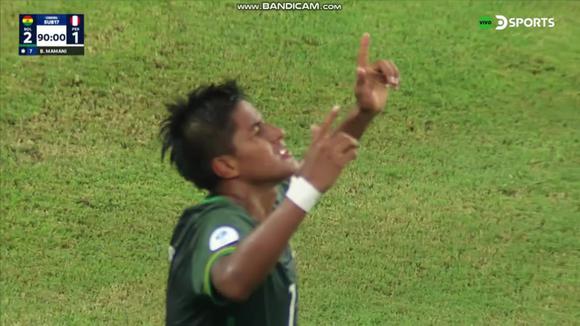 Braian Mamani anotó el 2-1 de Bolivia ante Perú por el Sudamericano Sub-17. (Video: DIRECTV)