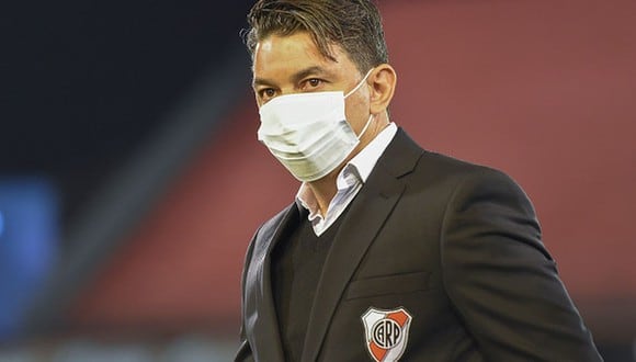 Gallardo, de 45 años, es con 12 títulos en entrenador más ganador de la historia de River Plate. (Getty)