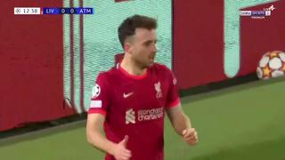 Abre el marcador: Jota anota el primer gol para Liverpool vs. Atlético de Madrid [VIDEO]