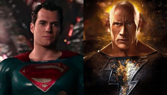 Teth-Adam (Dwayne Johnson) y Superman (Henry Cavill) se encontraron en la escena post-créditos de “Black Adam” (Foto: DC Films)