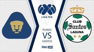 Pumas vs. Santos Laguna: en qué canal ver, horarios y transmisión del partido por la Liga MX 2021