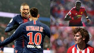 ¡Solo se habla de ellos! Neymar, Pogba y los cracks que podrían dar el 'golpe' en este mercado de pases