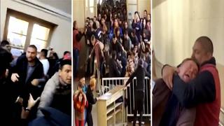 Video Viral: Universitarios protagonizan pelea campal tras debatir reformas de los estatutos estudiantiles
