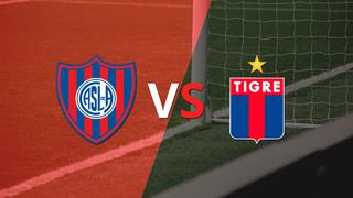 Termina el primer tiempo con una victoria para Tigre vs San Lorenzo por 1-0