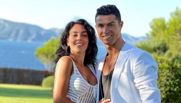 Cristiano Ronaldo y Georgina Rodríguez perdieron a uno de sus mellizos en abril de 2022. Al pequeño lo llamaron Ángel (Foto: Georgina Rodríguez / Instagram)
