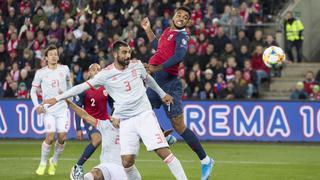 España firmó un empate 1-1 con Noruega en Oslo por las Eliminatorias a la Eurocopa 2020