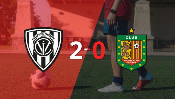 Jonathan Bauman marca un doblete en la victoria 2-0 de Independiente del Valle ante Deportivo Cuenca