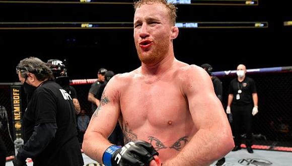 Justin Gaethje reveló que prefiere pelear contra Khabib por el título de UFC que contra Conor por el dinero. (Getty Images)