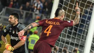 La Roma venció 3-1 a la Juventus y dejó en suspenso la definición del título de la Serie A