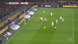 Ya tiene 5 en dos partidos: doblete de Erling Haland en 10 minutos para el 5-1 del Dortmund sobre Colonia [VIDEO]