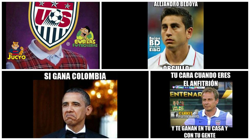 Los mejores memes del triunfo de Colombia sobre Estados Unidos.
