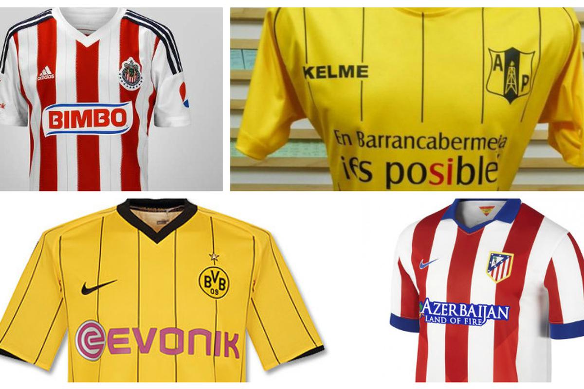 Honor o plagio: camisetas de clubes que más parecen | FUTBOL-INTERNACIONAL DEPOR