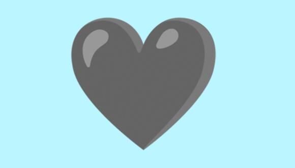 ¿Quieres saber por qué no debes enviar el emoji del corazón negro en WhatsApp? Estos significa. (Foto: Emojipedia)