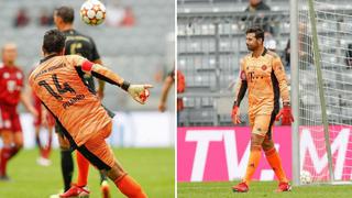 Bayern Múnich: Claudio Pizarro se divirtió como arquero en duelo de leyendas