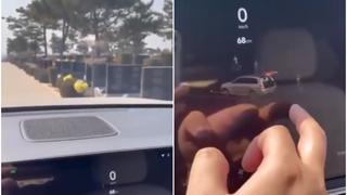 Se vuelve viral al mostrar lo que captó el radar de su auto tras estacionarse en un cementerio