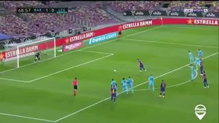 ¡Fue un fusil! Lionel Messi marcó de penal y el Barcelona se pone 2-0 sobre el Leganés [VIDEO]