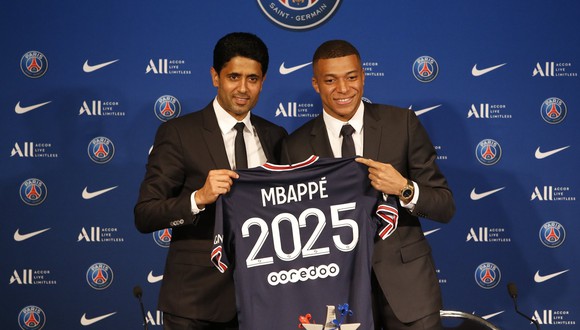 Kylian Mbappé renovó con el PSG hasta mediados de 2025. (Foto: EFE)