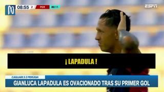 Tras su debut con gol: afición de Cagliari coreó el nombre de Gianluca Lapadula en el estadio [VIDEO]