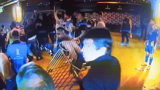 Jugadores de Boca y Atlético Mineiro protagonizaron batalla campal rumbo a los vestuarios [VIDEO]