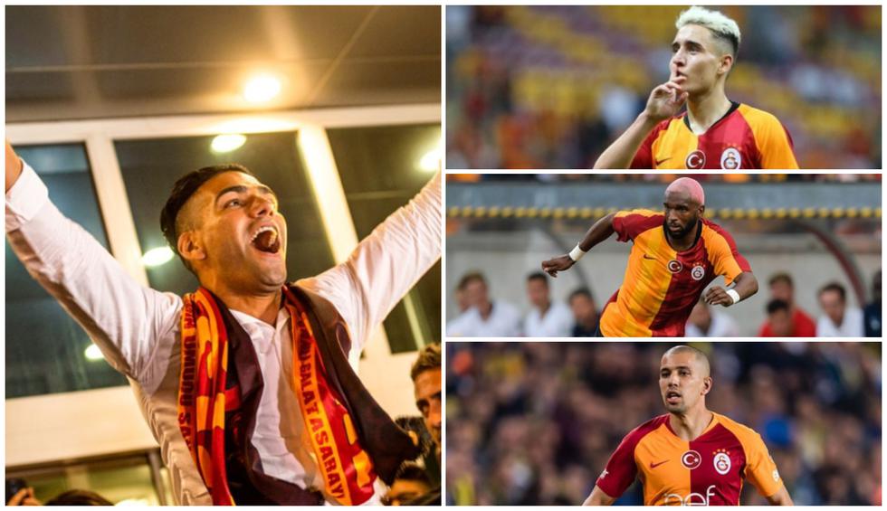 El temible once de Galatasaray con Radamel Falcao que enfrentará al Madrid y PSG. (Getty)